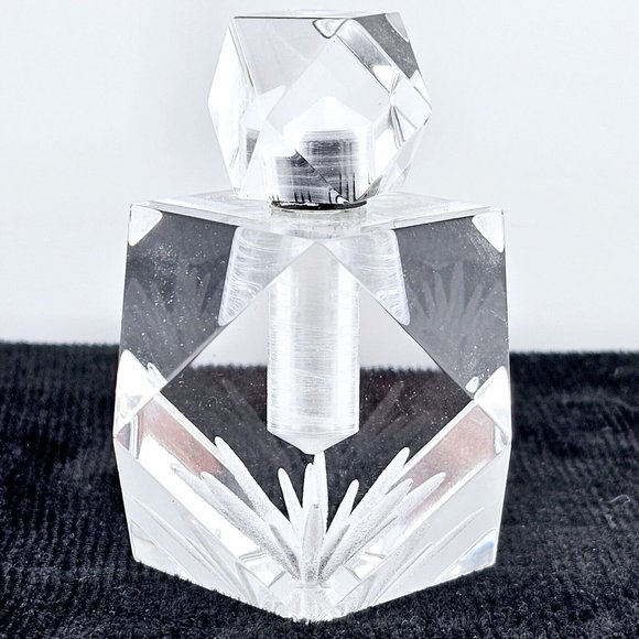 Dekel Other - Vntage Modern Art Lucite Perfume Bottle signed Dekel '86 Studio artist handcraft